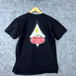 Jack's Surfboards Hermosa Beach T-Shirt Mens Medium Black‎ Graphic Cotton Summer